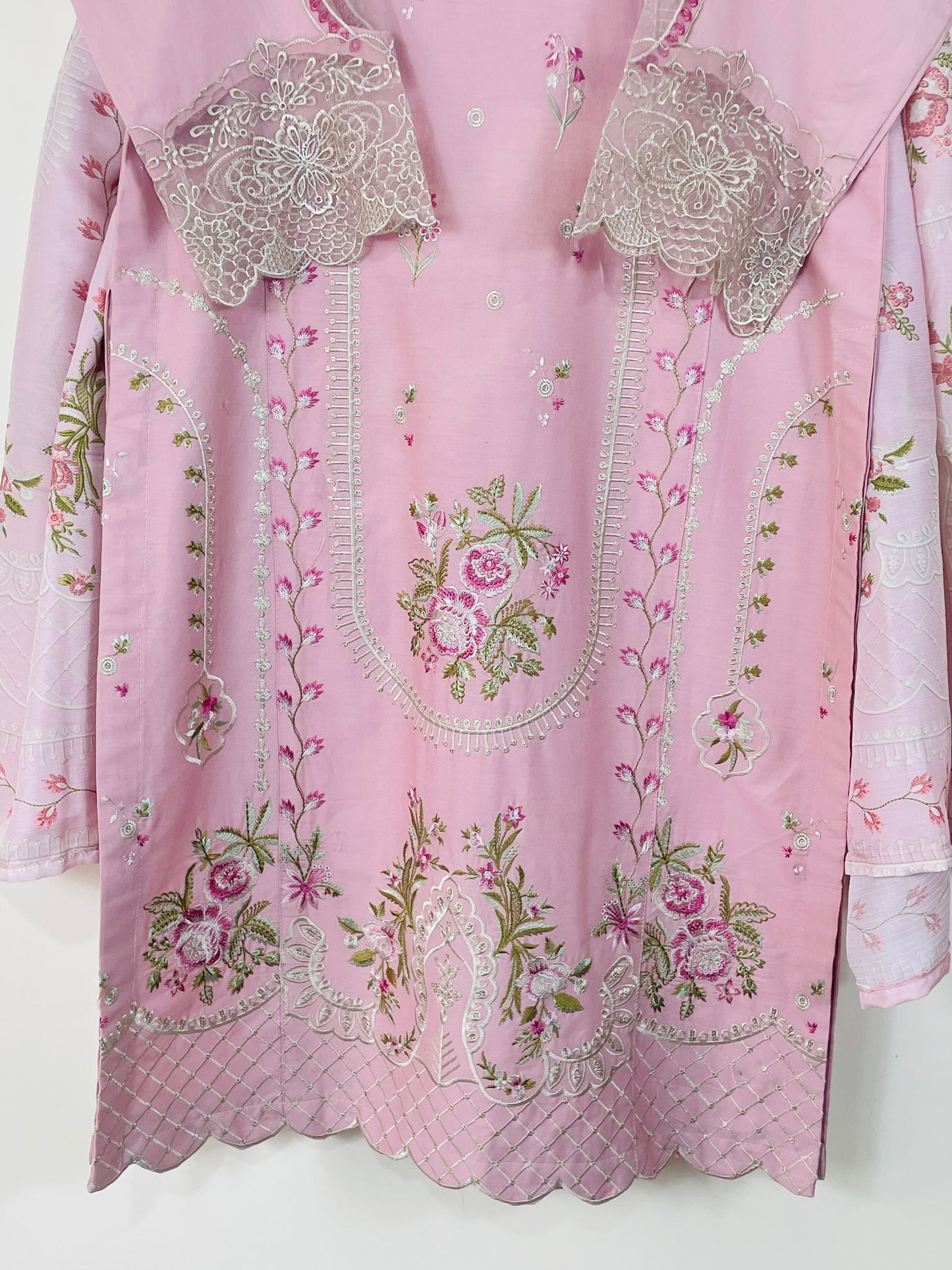 Antique Rose 3PC - Embroidered Winter Cotton