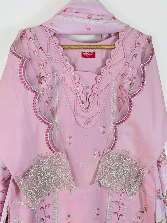 Antique Rose 3PC - Embroidered Winter Cotton