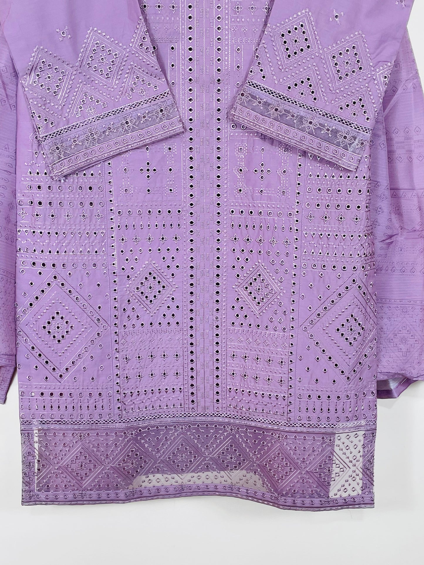 Lavender Dust  3PC - Embroidered Winter Cotton