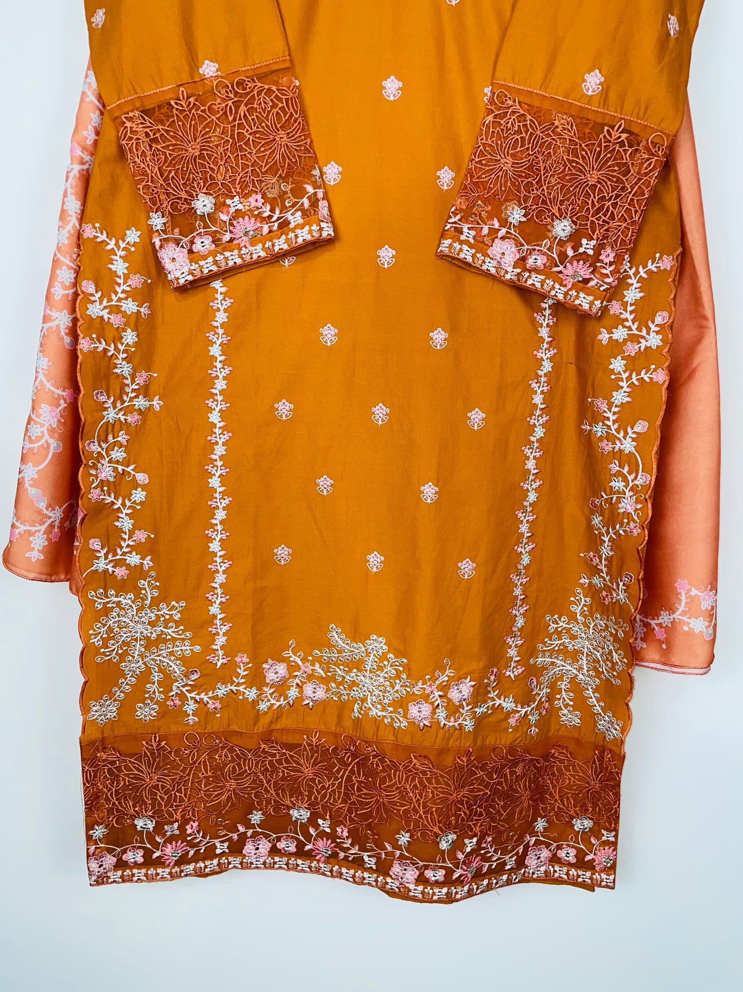 Flame Noire 3PC - Embroidered Winter Cotton