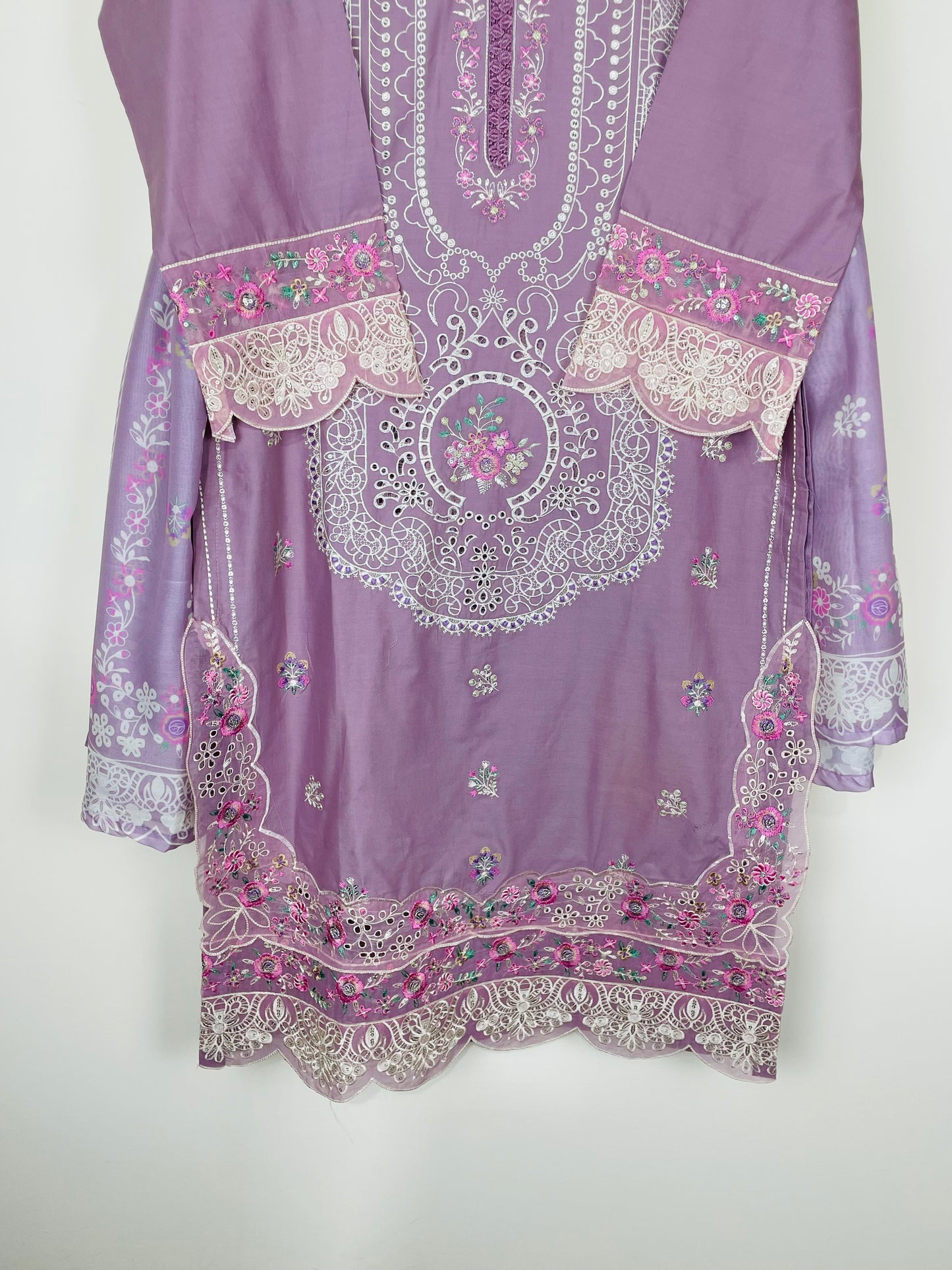 Violet Haze 3PC - Embroidered Winter Cotton