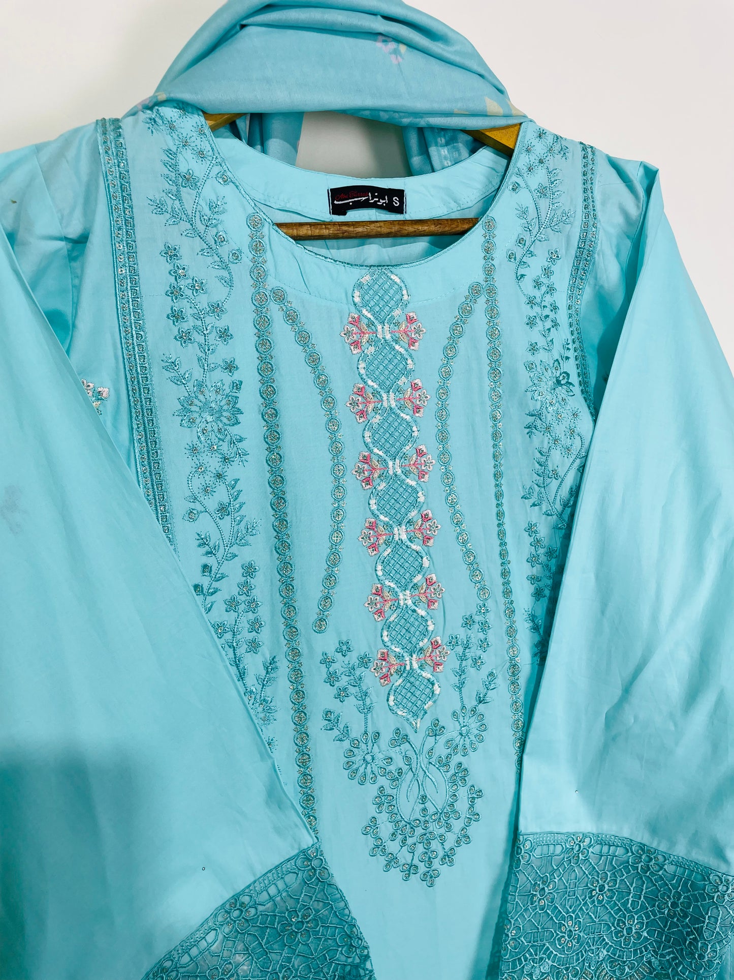 Sky Glaze 3PC - Embroidered Winter Cotton