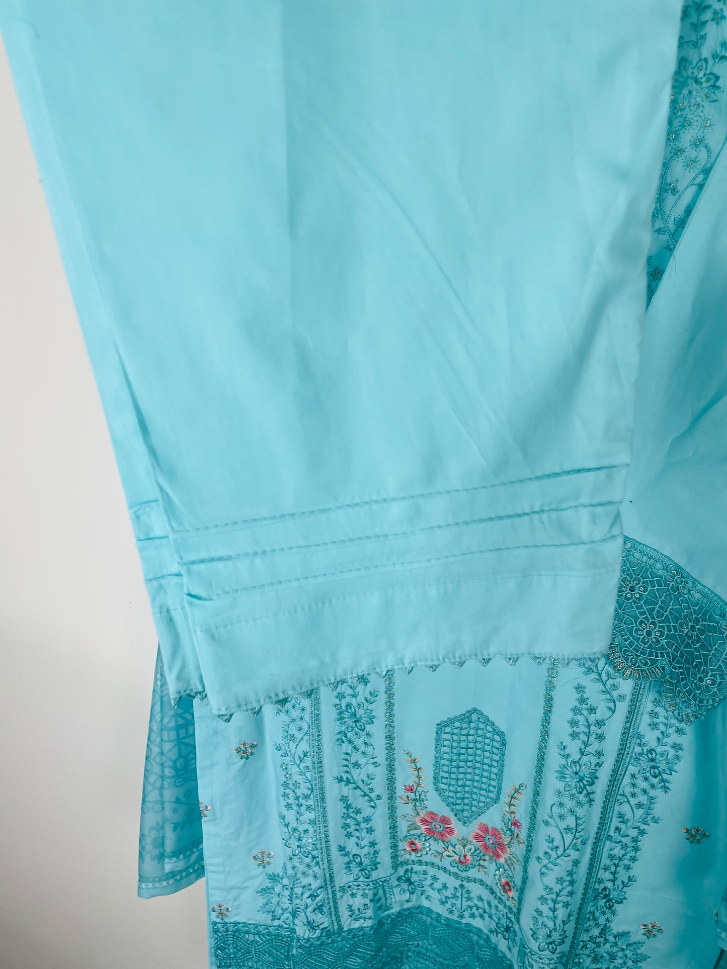 Sky Glaze 3PC - Embroidered Winter Cotton